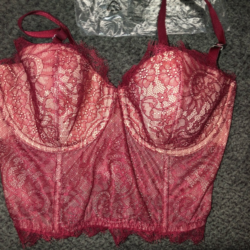 Dream Angels Chantilly Lace Mini Bustier - Desire